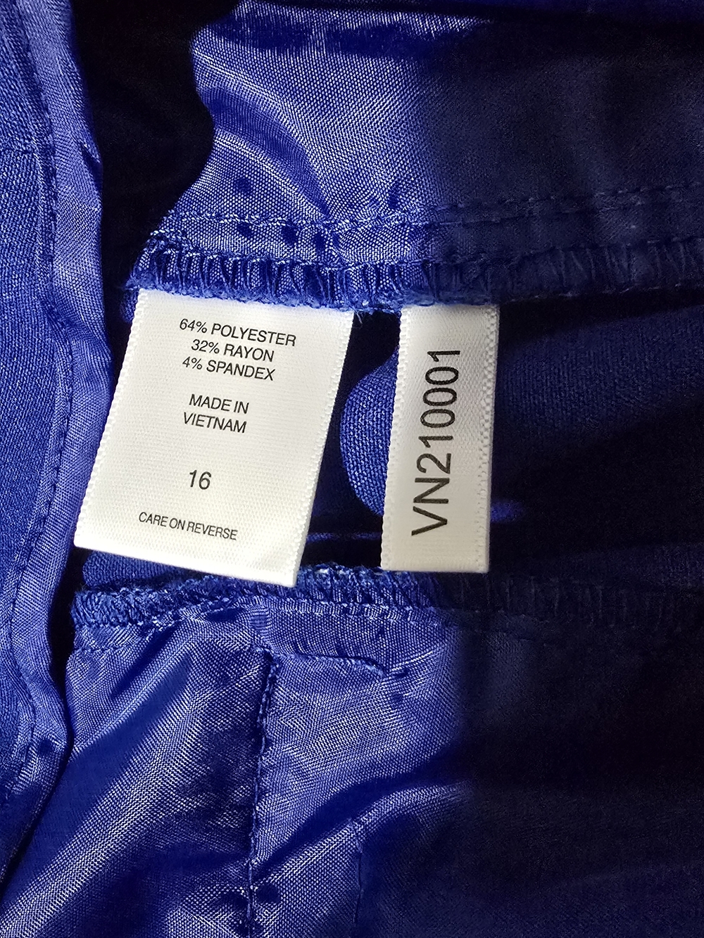 New York & Company Cobalt Blue Tailored Pants - Picture 7 of 7